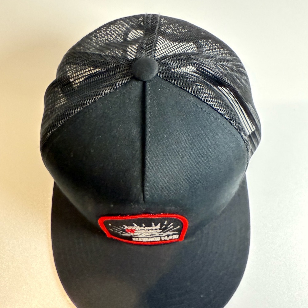 Black Mount Rainier Patch Mesh Back Trucker Hat - Picture 6 of 9